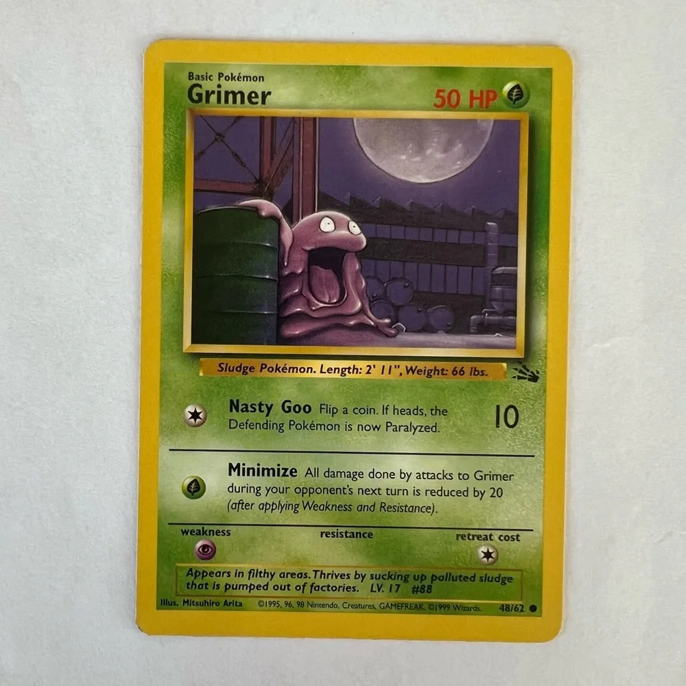 Pokemon | Toys | Vintage Pokemon Grimer Fossil Set Playing Card | Poshmark Pokemon | Toys | Vintage Pokemon Grimer Fossil Set Playing Card | Poshmark